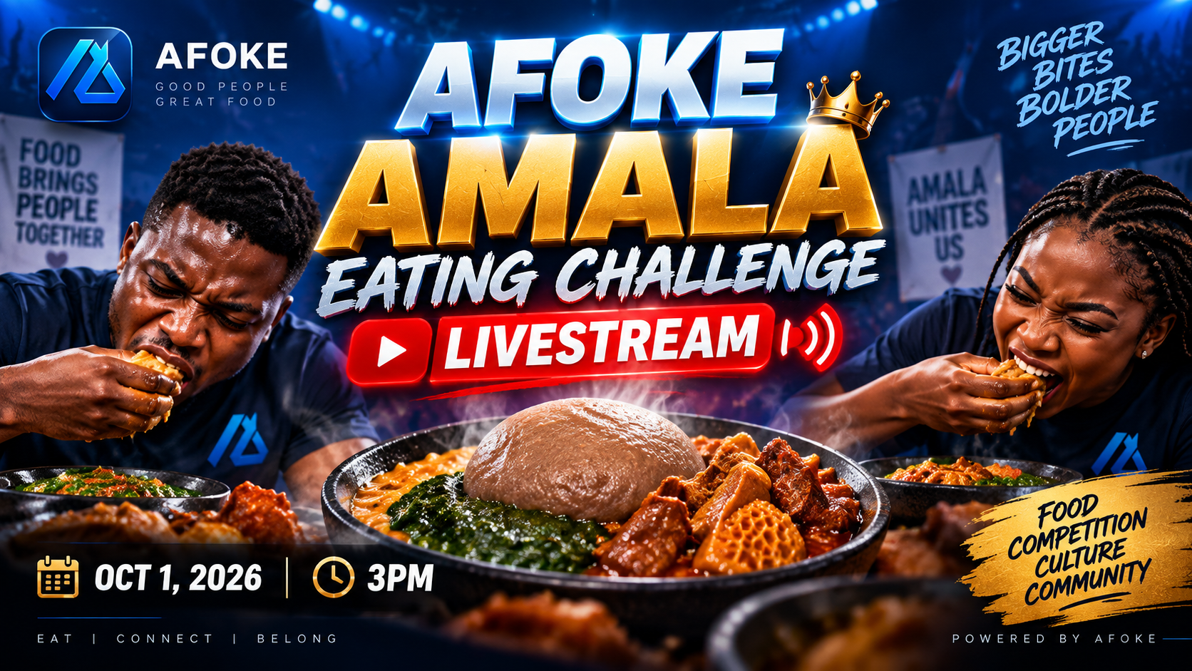 AFOKE AMALA EATING CHALLENGE 2026